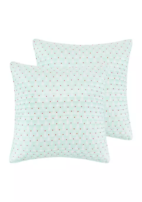 Hot Sale 🌟 Levtex Home Gnome for the Holidays White Euro Sham - Set of 2 ⌛ 3 Hot Sale 🌟 Levtex Home Gnome for the Holidays White Euro Sham - Set of 2 ⌛