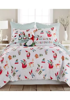 Hot Sale 🌟 Levtex Home Gnome for the Holidays White Euro Sham - Set of 2 ⌛ 9 Hot Sale 🌟 Levtex Home Gnome for the Holidays White Euro Sham - Set of 2 ⌛ -Cheap Levtex Store Belk 1025