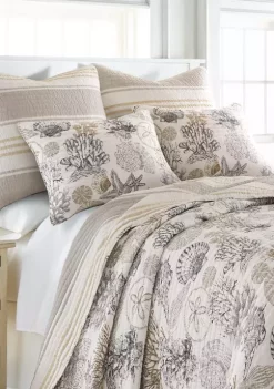Wholesale 🌟 Levtex Home Caspian Sea Full/Queen Quilt Set 🤩 -Cheap Levtex Store Belk 1049