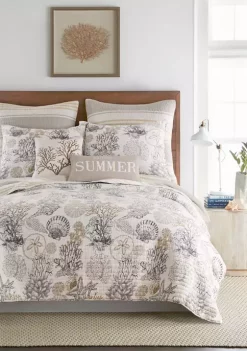 Wholesale 🌟 Levtex Home Caspian Sea Full/Queen Quilt Set 🤩 -Cheap Levtex Store Belk 1051