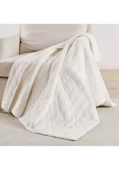 Buy 😀 Levtex Home BH Faux Fur Ivory Throw ⌛ -Cheap Levtex Store Belk 1053