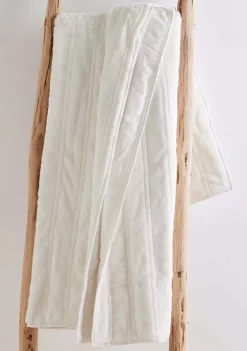 Buy 😀 Levtex Home BH Faux Fur Ivory Throw ⌛ -Cheap Levtex Store Belk 1055