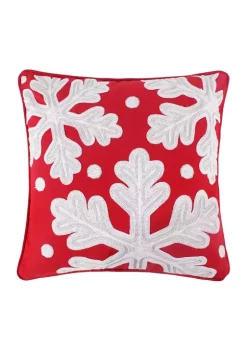 Coupon 🤩 Levtex Home All is Bright Snowflake Pillow - 18" x 18" 👍