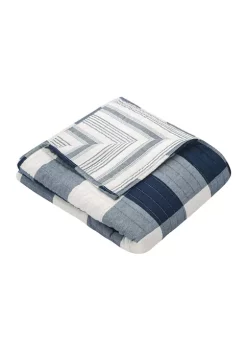 Brand new ⭐ Levtex Camden Navy Quilted Throw 😍