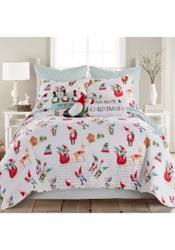 Coupon 😀 Levtex Home Gnome for the Holidays White Merry 🎁 Christmas Pillow - 12" x 24" 🥰 -Cheap Levtex Store Belk 1168