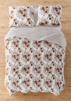 New 🔥 Levtex Home Charlotte Floral Reversible Quilt Set ✨ -Cheap Levtex Store Belk 117