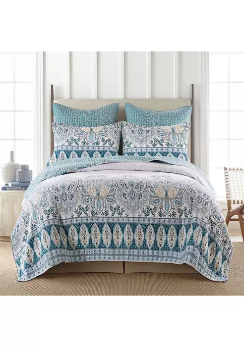 Cheapest 🛒 Levtex Home Wentworth Quilt Set 👍 4 Cheapest 🛒 Levtex Home Wentworth Quilt Set 👍 - Image 2