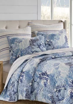 Flash Sale ✨ Levtex Home Reef Dream Twin Quilt Set 😉 -Cheap Levtex Store Belk 1209