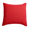 Hot Sale 👏 Levtex Home Mills Waffle Red Square Pillow 🎁 -Cheap Levtex Store Belk 1213