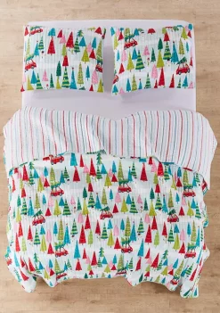 Promo 🛒 Levtex Home Holly Jolly Quilt 🥰 -Cheap Levtex Store Belk 122