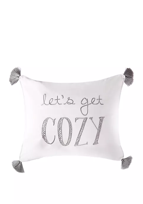 Cheap ✨ Levtex Home Camden Let's Get Cozy Tassel Pillow ❤️ 5 Cheap ✨ Levtex Home Camden Let's Get Cozy Tassel Pillow ❤️ - Image 3