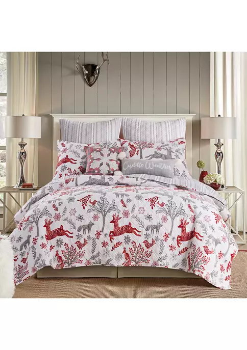 Brand new 🎁 Levtex Home Winterland Euro Sham Set of 2 ✨ 5 Brand new 🎁 Levtex Home Winterland Euro Sham Set of 2 ✨ - Image 3