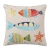 Best Sale 🌟 Levtex Home St. Anton Multi Color Fish Pillow 😀 -Cheap Levtex Store Belk 1278