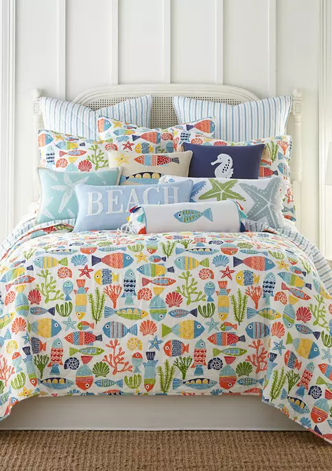 Best Sale ๐ Levtex Home St. Anton Multi Color Fish Pillow ๐ 5 Best Sale ๐ Levtex Home St. Anton Multi Color Fish Pillow ๐ - Image 3