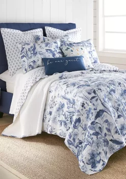 Promo ✨ Levtex Home Linnea Blue Quilt Set 🔥 -Cheap Levtex Store Belk 1299