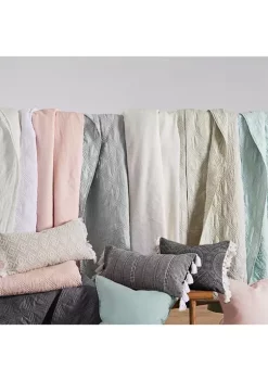 Promo 🥰 Levtex Home Washed Linen Navy FQ 🎉 -Cheap Levtex Store Belk 1384