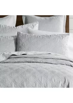 Promo 🥰 Levtex Home Washed Linen Navy FQ 🎉 -Cheap Levtex Store Belk 1385