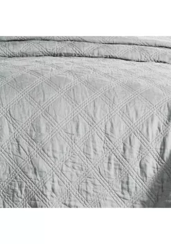 Promo 🥰 Levtex Home Washed Linen Navy FQ 🎉 -Cheap Levtex Store Belk 1386