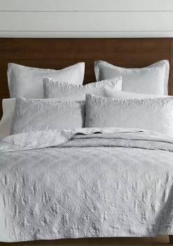 Promo 🥰 Levtex Home Washed Linen Navy FQ 🎉 -Cheap Levtex Store Belk 1387