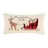 Outlet ⌛ Levtex Home Home for 🎄 Christmas Bunny 🎄 Christmas Pillow - 12" x 24" ⭐ -Cheap Levtex Store Belk 1399