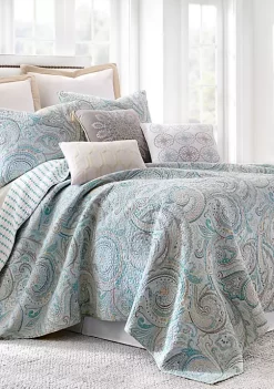 Cheap 👏 Levtex Wythe Spa Quilt Set 😉