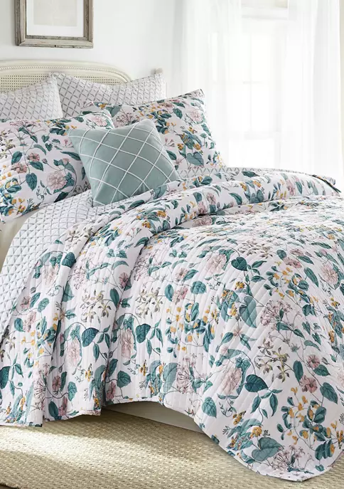 Coupon 🥰 Levtex Home Verity Teal Full/Queen Quilt Set ⭐ 5 Coupon 🥰 Levtex Home Verity Teal Full/Queen Quilt Set ⭐ - Image 3