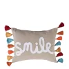 Coupon 🔔 Levtex Lira Smile Pillow with Tassels 🧨 -Cheap Levtex Store Belk 1502