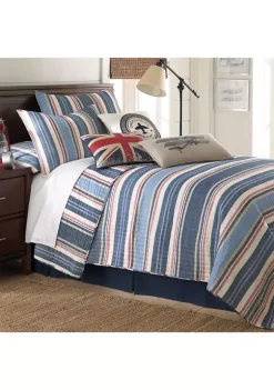 Hot Sale 🔥 Levtex Home Marco Quilt Set ⌛ -Cheap Levtex Store Belk 1548