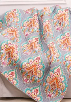Hot Sale ✨ Levtex Marielle Quilted Throw ❤️ -Cheap Levtex Store Belk 1555