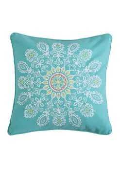 Hot Sale 🌟 Levtex Lilian Coral Medallion Pillow ⭐