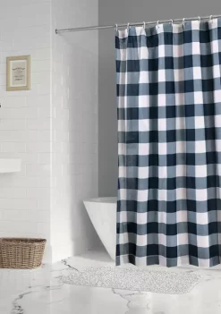 Cheapest 🛒 Levtex Camden Navy Shower Curtain 🧨 -Cheap Levtex Store Belk 1578