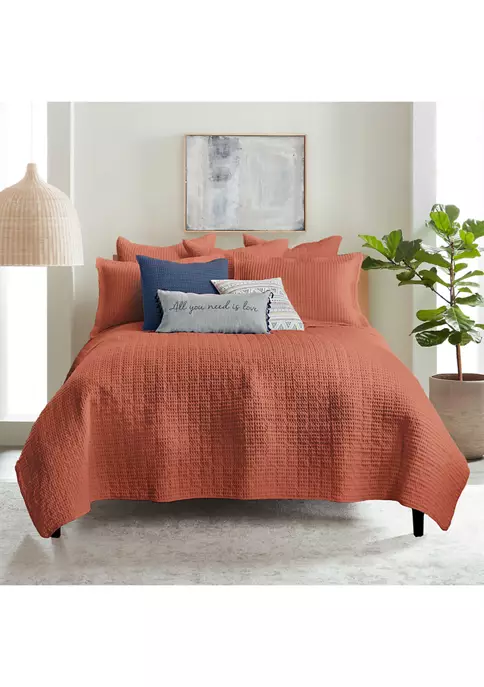 Best Sale 🤩 Levtex Home Mills Waffle Euro Shams - 2 Pack 👏 5 Best Sale 🤩 Levtex Home Mills Waffle Euro Shams - 2 Pack 👏 - Image 3