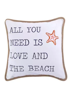 Best deal 😍 Levtex Larkin Coral All You Need is Love Pillow ⌛