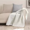 Best Sale 🤩 Levtex Home Mills Waffle Taupe Quilted Throw 👏
