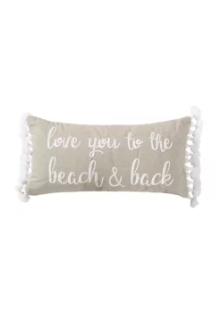Wholesale 😉 Levtex Home Beacon Beach and Back Pillow 🤩 -Cheap Levtex Store Belk 1672