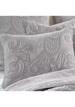 Hot Sale 👏 Levtex Home Perla Gray Quilt Set 😉 -Cheap Levtex Store Belk 1705