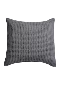 Hot Sale 🔔 Levtex Home Mills Waffle Square Pillow 🧨 -Cheap Levtex Store Belk 1720