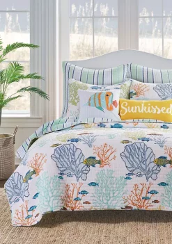 Buy 🤩 Levtex Home Deep Sea Multicolor Full/Queen Quilt Set 😍 -Cheap Levtex Store Belk 1726