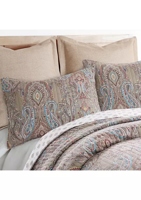 Budget 👏 Levtex Home Presidio Full/Queen Quilt Set 🌟 5 Budget 👏 Levtex Home Presidio Full/Queen Quilt Set 🌟 - Image 3