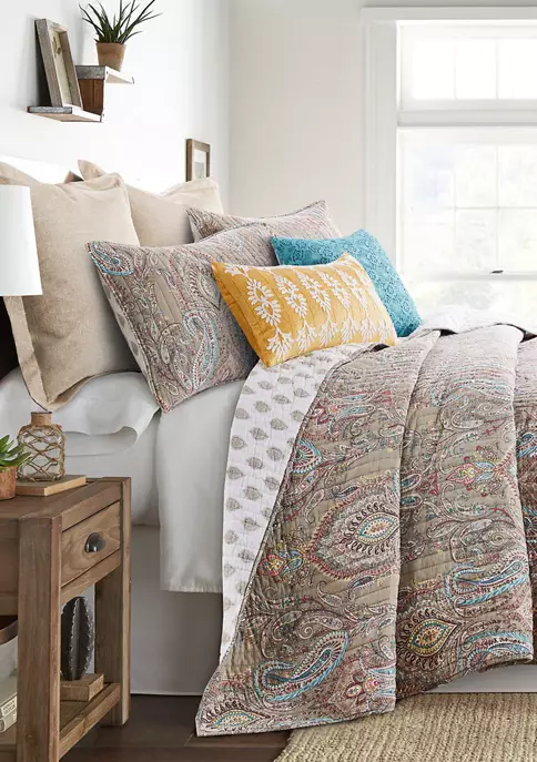 Budget 👏 Levtex Home Presidio Full/Queen Quilt Set 🌟 8 Budget 👏 Levtex Home Presidio Full/Queen Quilt Set 🌟 - Image 6
