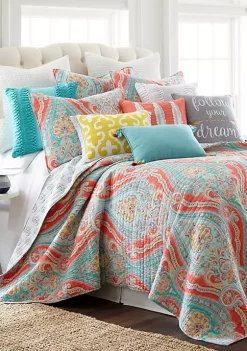 Coupon 👍 Levtex Home Greenwich Multi Quilt Reversible Set ✔️