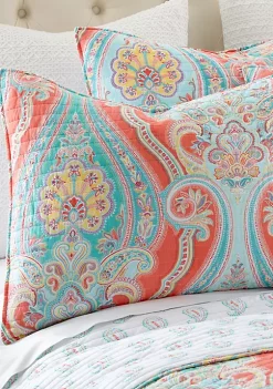 Coupon 👍 Levtex Home Greenwich Multi Quilt Reversible Set ✔️ -Cheap Levtex Store Belk 1846