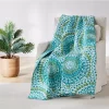 Buy ✨ Levtex Home Mirage Teal Quilted Throw 🔔