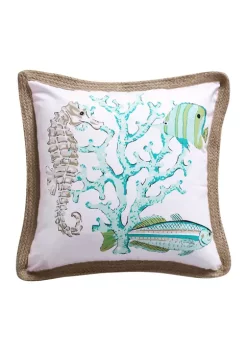 Discount 🎉 Levtex Home Calafel Coastal Pillow 👏 -Cheap Levtex Store Belk 1871