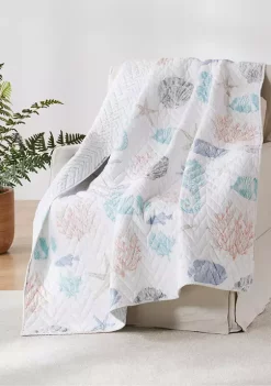 Hot Sale 👏 Levtex Blue Sea Quilted Throw 🥰 -Cheap Levtex Store Belk 1891