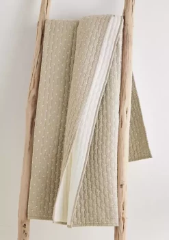 Wholesale 🥰 Levtex Home Cross Stitch Quilted Throw 💯 -Cheap Levtex Store Belk 1906