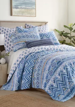 New 🤩 Levtex Aquatine Quilt Set 🥰 -Cheap Levtex Store Belk 1916