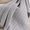 Coupon 🛒 Levtex Home Tobago Stripe Charcoal Quilted Throw 🎁