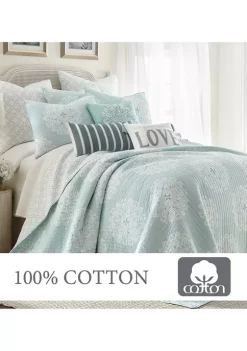Hot Sale 👍 Levtex Home Lara Spa Full/Queen Quilt Set 🔔 -Cheap Levtex Store Belk 1928