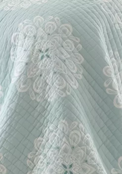 Hot Sale 👍 Levtex Home Lara Spa Full/Queen Quilt Set 🔔 -Cheap Levtex Store Belk 1929